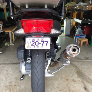 PCX125 JF56 リアライズ マフラー チタン