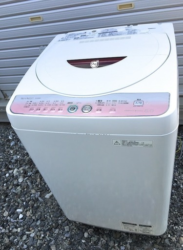 SHARP 6.0kg 全自動洗濯機 ES-GE60L-P 2011年 状態良い