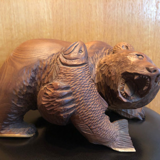 木彫りの熊　北海道