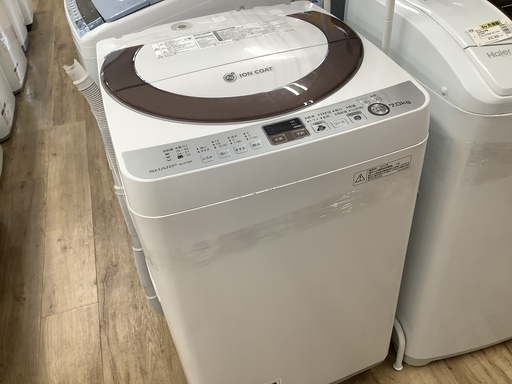 安心の半年間返金保証！SHARPのES-A70E9　全自動洗濯機です！