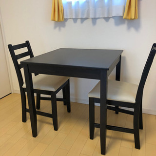 IKEA  レールハムン　テーブル&チェア2脚
