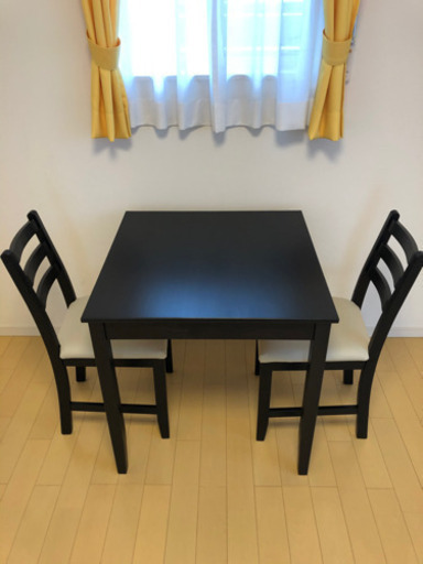 IKEA  レールハムン　テーブル\u0026チェア2脚