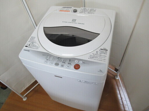 JAC495/洗濯機/5キロ/ステンレス槽/一人暮らし/新生活/単身/東芝/TOSHIBA/AW-50GMC/中古品/