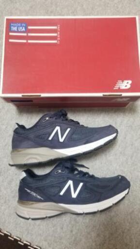 米国製 ニューバランス New Balance スニーカー M990v4 M990 IN4 26.0cm ネイビー スエード MADE IN USA アメリカ製 正規品