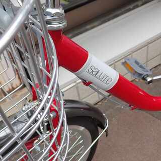 札幌 自転車 パンクしないタイヤ 20インチ 変則無し SALUTE ママチャリ