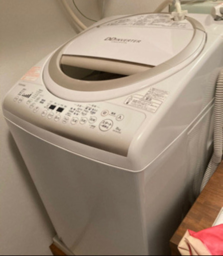 売約済み　　　⭐︎宇都宮市より⭐︎動作品⭐︎TOSHIBA 東芝 8.0kg 電気洗濯乾燥機 AW-8V2 2014年製 ②
