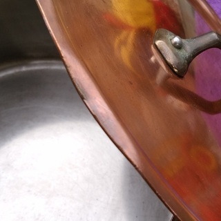 値下げしました！ Lejeune製 片手銅鍋（片手シチューパン）