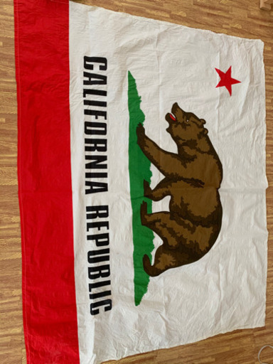 カリフォルニア州旗カリフォルニアリパブリック ブライアン おゆみ野のその他の中古あげます 譲ります ジモティーで不用品の処分