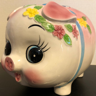 【取引先決定】豚の貯金箱（陶器）