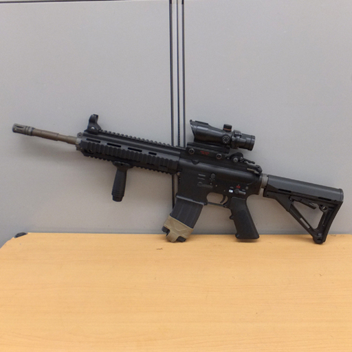 ▶ガスガン H&K HK416 エアーガン モデルガン ガスブローバック 18才以上 動作確認済み ペイペイ対応 札幌市西区西野