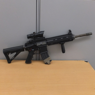 ▶ガスガン H&K HK416 エアーガン モデルガン ガスブローバック 18才以上 動作確認済み ペイペイ対応 札幌市西区西野