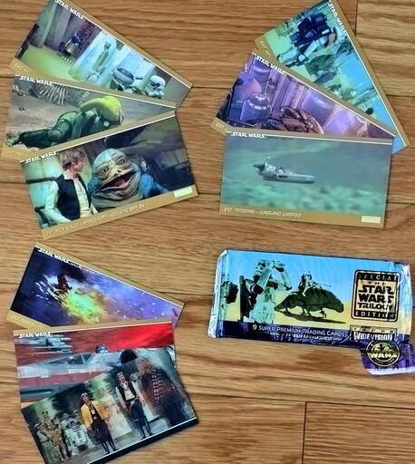 最値下げ 海外版 スターウォーズtoppsトレカ9枚セット ホログラムカード入 ジモさん 上野のマンガ コミック アニメの中古あげます 譲ります ジモティーで不用品の処分