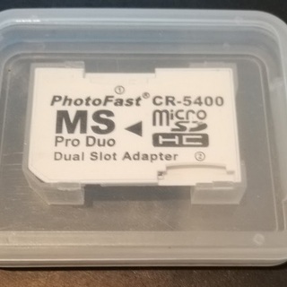 PSP用メモリ変換アダプター(microSD→PSP)