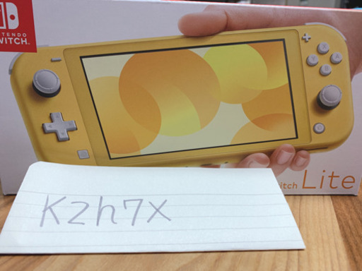 【取引中】新品Nintendo Switch Lite イエロー