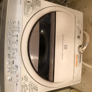 洗濯機　東芝 6kg 差し上げます！