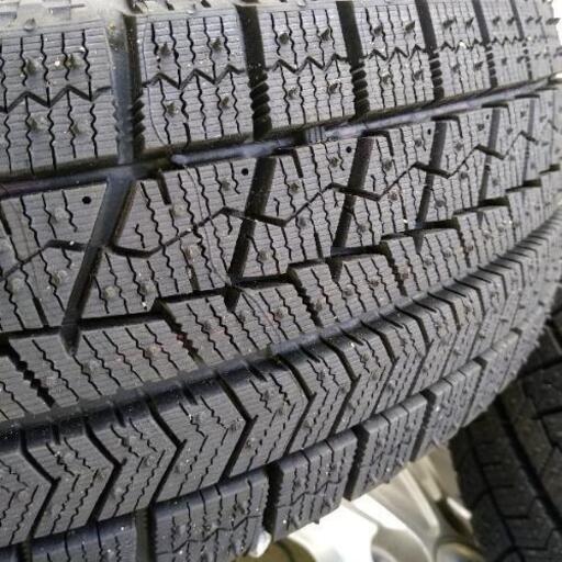 走行約250kmスタッドレス ブリヂストンbrizzak Vrx 155 65r13アルミホイール１３インチ やまなし 金沢のタイヤ ホイールの中古あげます 譲ります ジモティーで不用品の処分
