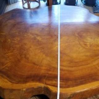 丸太テーブル　大