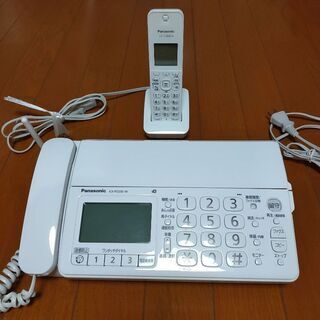 パナソニック 電話機 FAX KX-PD205-W KX-FKD...