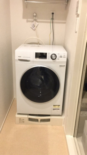 AQW-FV800E-W 全自動洗濯機 Hot Water Washing ホワイト [洗濯8.0kg /乾燥機能無 /左開き]