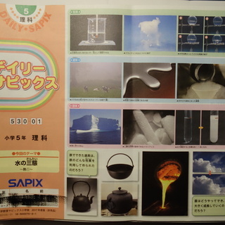 サピックス　SAPIX　理科　2017年度　5年　全て一式　2019年卒業組