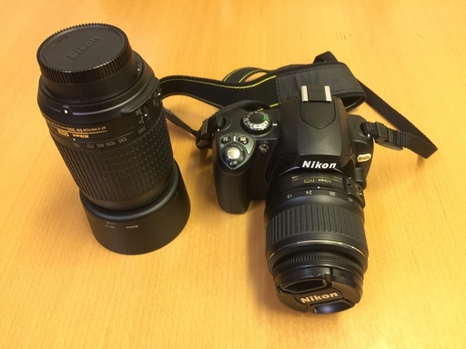 Nikon 一眼レフカメラ D40X レンズ2本セット中古品