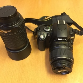 Nikon 一眼レフカメラ D40X レンズ2本セット中古品 Nikon 一眼レフカメラ D40X レンズ2本セット中古品
