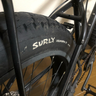 マウンテンバイク 半分サーリー？surlyファットバイク-札幌圏無料配送