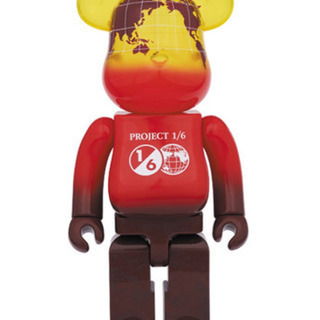 BE@RBRICK EARTH VOLCANO RED 400％...