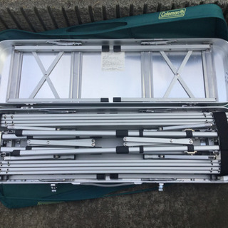 □美品□コールマン Coleman アルミ製ピクニックベンチセット 170-5652