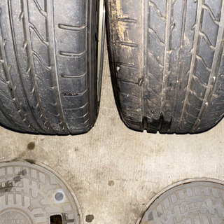 ●スバル GDB インプレッサ WRX STI 後期 純正17インチ 8J +53 PCD 114.3 5H 205/50R17 4本セット●