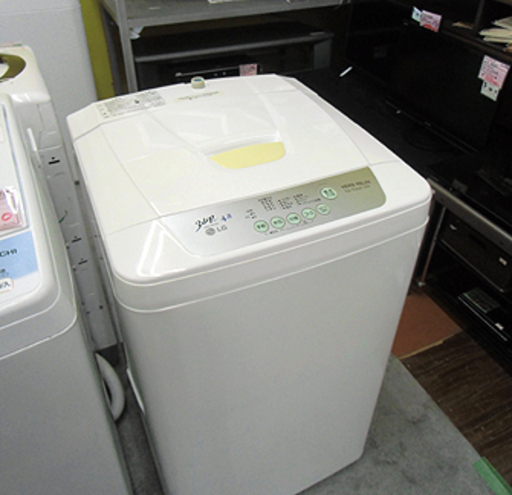 札幌 4.8㎏ 2007年製 洗濯機 LG WM-48HW  一人暮らし 新生活 全自動 本郷通店