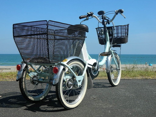 美車　電動アシスト付き3輪自転車　ブリヂストン　アシスタワゴン