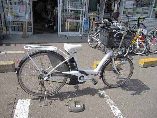 電動アシスト自転車 22インチ 電動自転車 ブリヂストン 白/ホワイト 札幌 東区