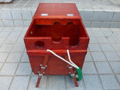 決まりました竿受 腰掛 釣具収納紀州釣り水箱木製防水ニス仕上げ Toshi 宮前のその他の中古あげます 譲ります ジモティーで不用品の処分