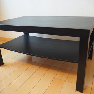 [IKEA] LACKラックテーブル ブラックブラウン