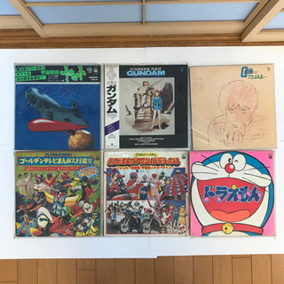 機動戦士ガンダム ポスター2枚 & アニメレコード6枚