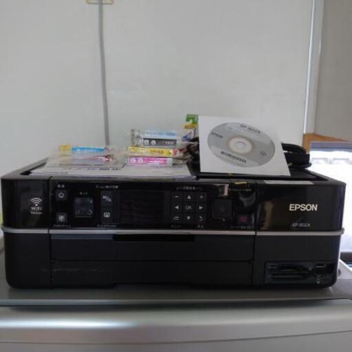EPSON プリンター EP-802A インク付き