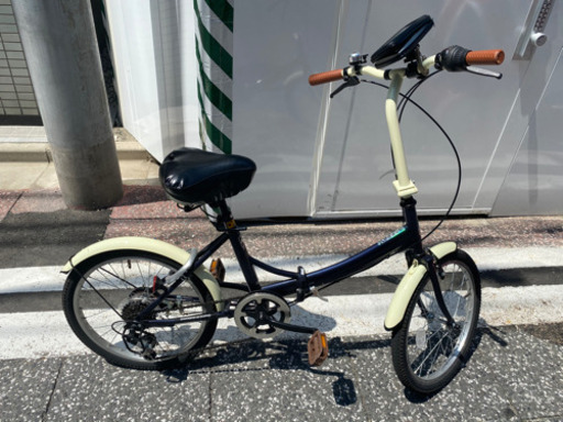 \u003c取引中\u003e折りたたみ自転車　美品(3ヵ月使用)