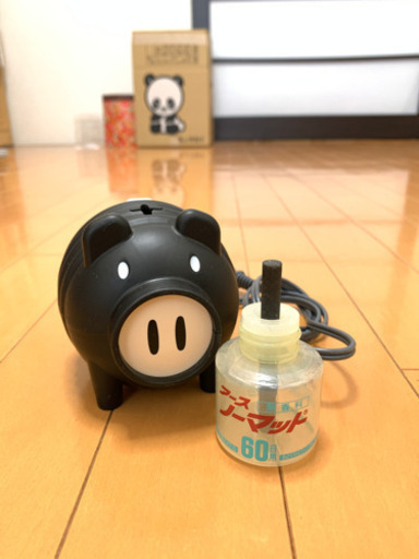 お話し中 黒ブタ電子蚊取りかわいいアースノーマット はたぴょん 上鳥羽口の家庭用品 害虫駆除 虫よけ の中古あげます 譲ります ジモティーで不用品の処分