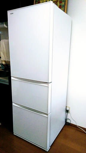 東芝冷蔵庫363L(2019年製)3ドア グランホワイト 美品！
