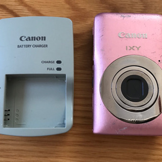 Canon キャノン デジカメ  ピンク色 コンパクトサイズ