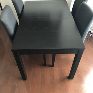 【IKEA】ダイニングテーブル&椅子4脚セット