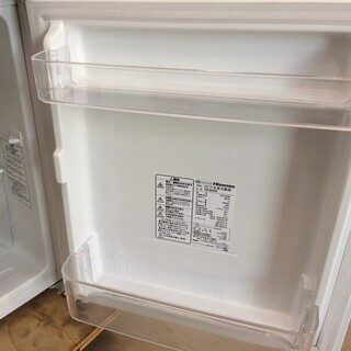 J376 6か月保証付き！ Hisense ハイセンス 2ドア冷凍冷蔵庫 HR-B95A