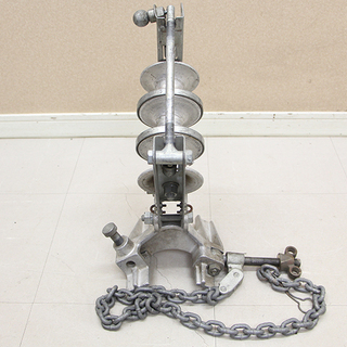 ケーブル布設工事用機材 金車 3連 朝日金属精工(HD782awxY)④