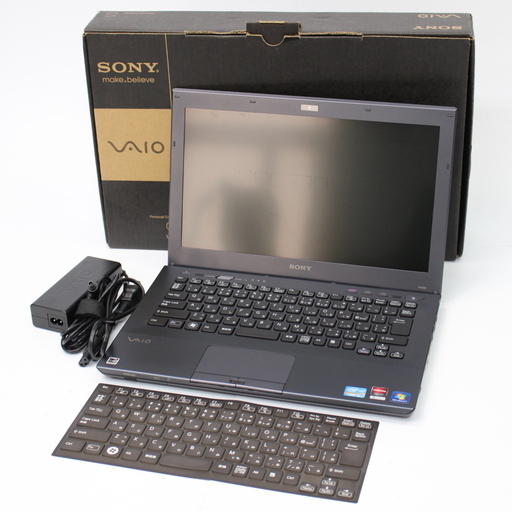 547) 【美品】 SONY VAIO ノートPC PCG-41218N Win10 Corei3 4GB Sシリーズ 13.3型ワイド 元箱付き パソコン ソニー バイオ