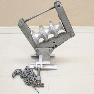 ケーブル布設工事用機材 金車 3連 朝日金属精工(HD786awxY)⑧