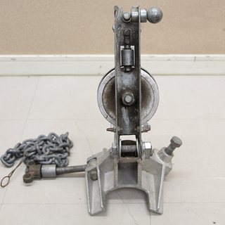 ケーブル布設工事用機材 金車 3連 朝日金属精工(HD786awxY)⑧