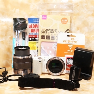 ◆WifiSDでスマホ転送◆ソニー NNEX-5N レンズキット