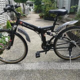 トニーノランボルギーニの26インチ折り畳み自転車です。