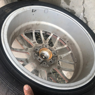 17インチ ERGLANZ EX メッシュ 17×7J +45 5H PCD114.3 215/45-17